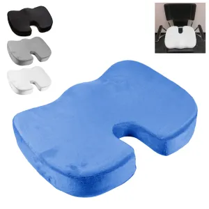 1 Orthopedic Bamboo Seat Cushion Chair Comfort Soft Foam Pad Pillow Memory Foam