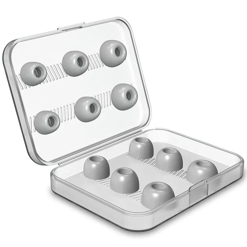 12 Wireless Earphone Memory Foam Earplugs For Airpods Pro With Storage Box