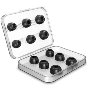 12 Wireless Earphone Memory Foam Earplugs For Airpods Pro With Storage Box