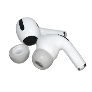 2-Pack Memory Foam Ear Caps For Tws Airpods Pro - Medium Gray