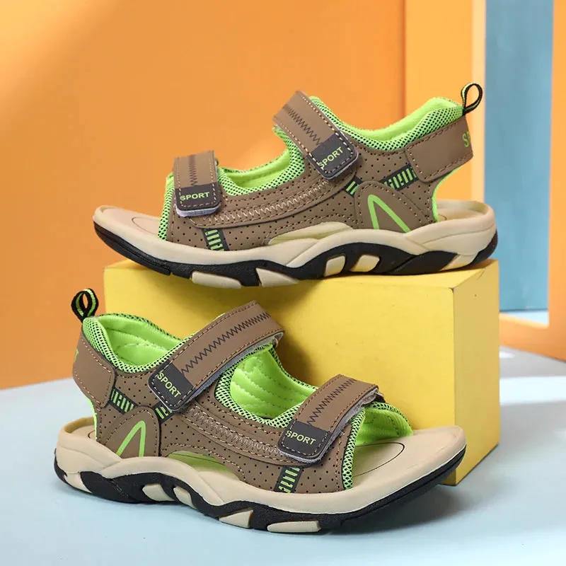 2024 New Arrived Fashion Children's Sandals Summer Kids Casual Breathable Shoes Non-Slip Beach Sandals Boys Girls Sneakers