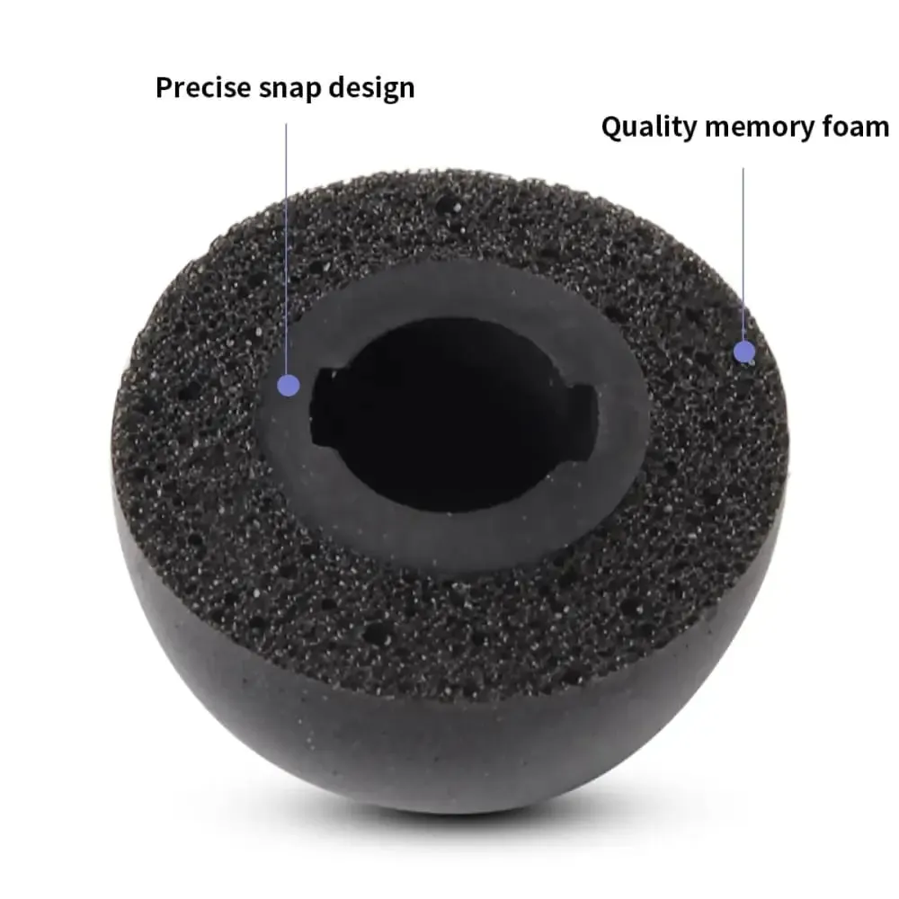 6pcs Anti-slip Noise Reducing Memory Foam Ear Tips for Jbl T215 T115 Tws T280 Pro Wireless Earphones