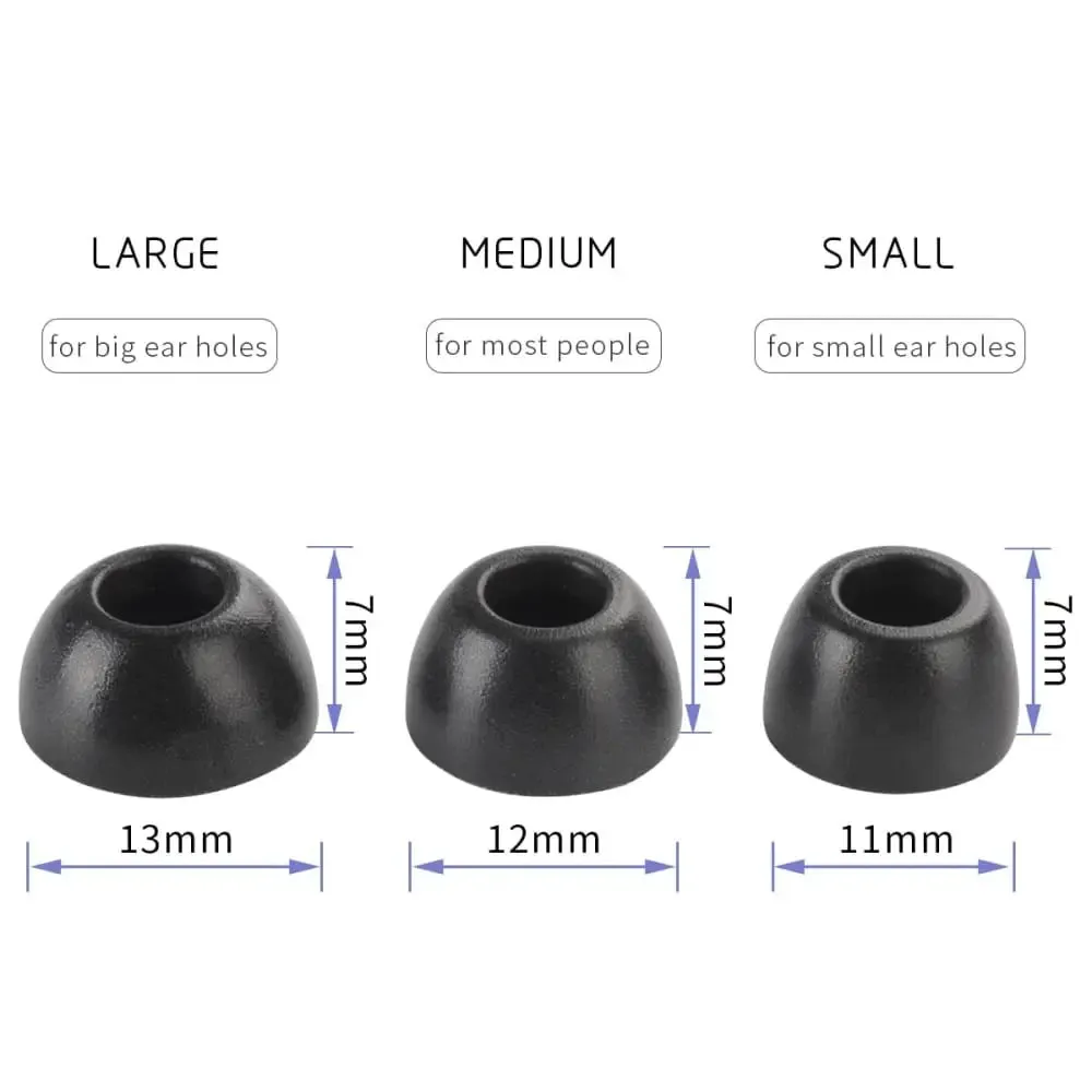 6pcs Anti-slip Noise Reducing Memory Foam Ear Tips for Jbl T215 T115 Tws T280 Pro Wireless Earphones