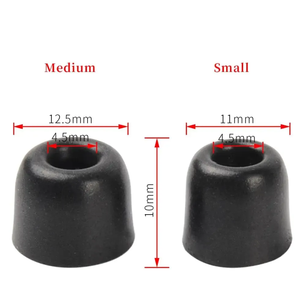 8pcs Memory Foam Noise Reduce Ear Tips for Audio-technica Ls70is Denon C820 Oriolus Forsteniennheiser Ie80s