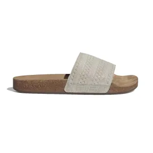Adidas Adilette Cork Suede Slide Brown