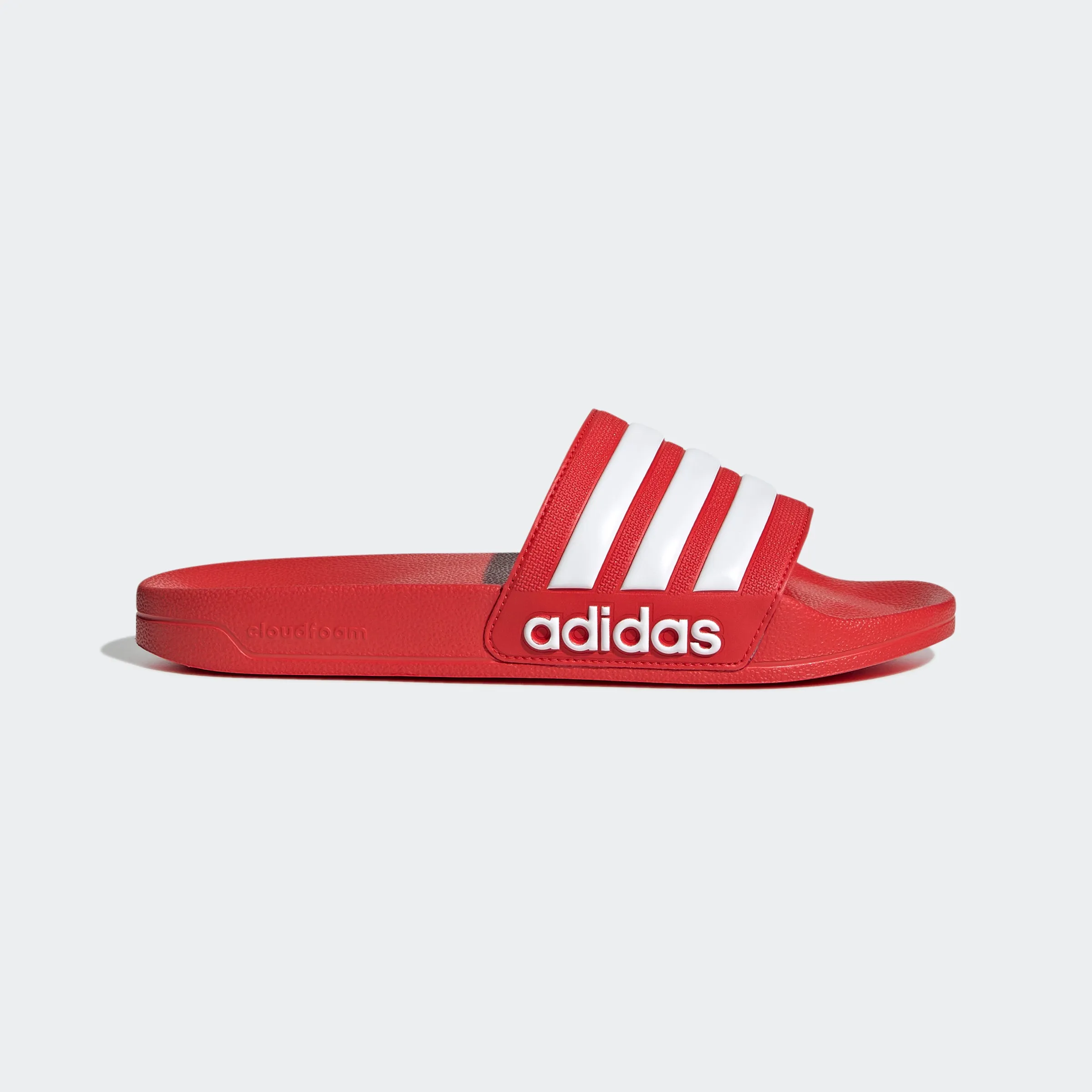 adidas ADILETTE SHOWER Slides | Red/White | Unisex