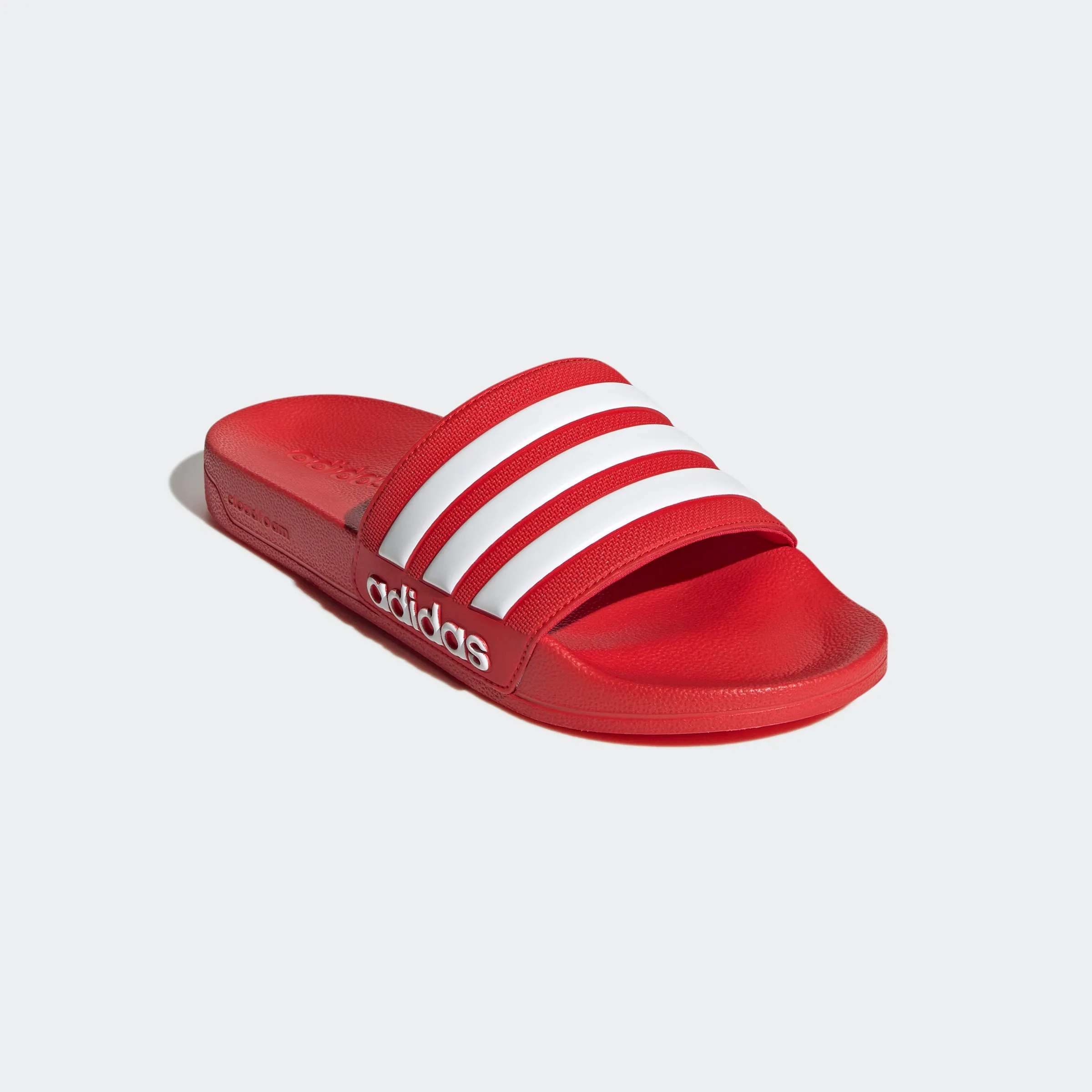 adidas ADILETTE SHOWER Slides | Red/White | Unisex