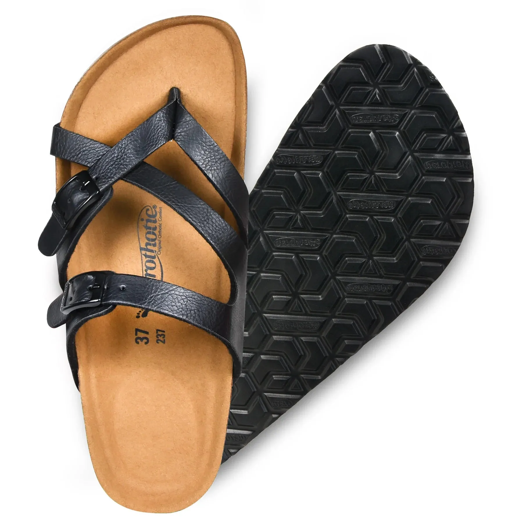 Aerothotic Celestis Strappy Sandal Black