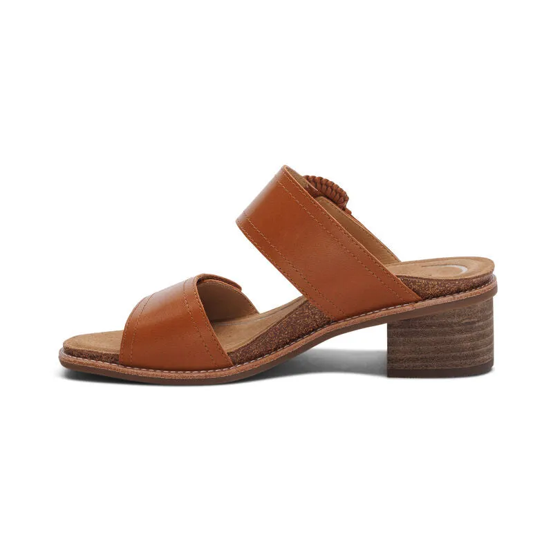 Aetrex Tatiana Cognac Sandal Women's