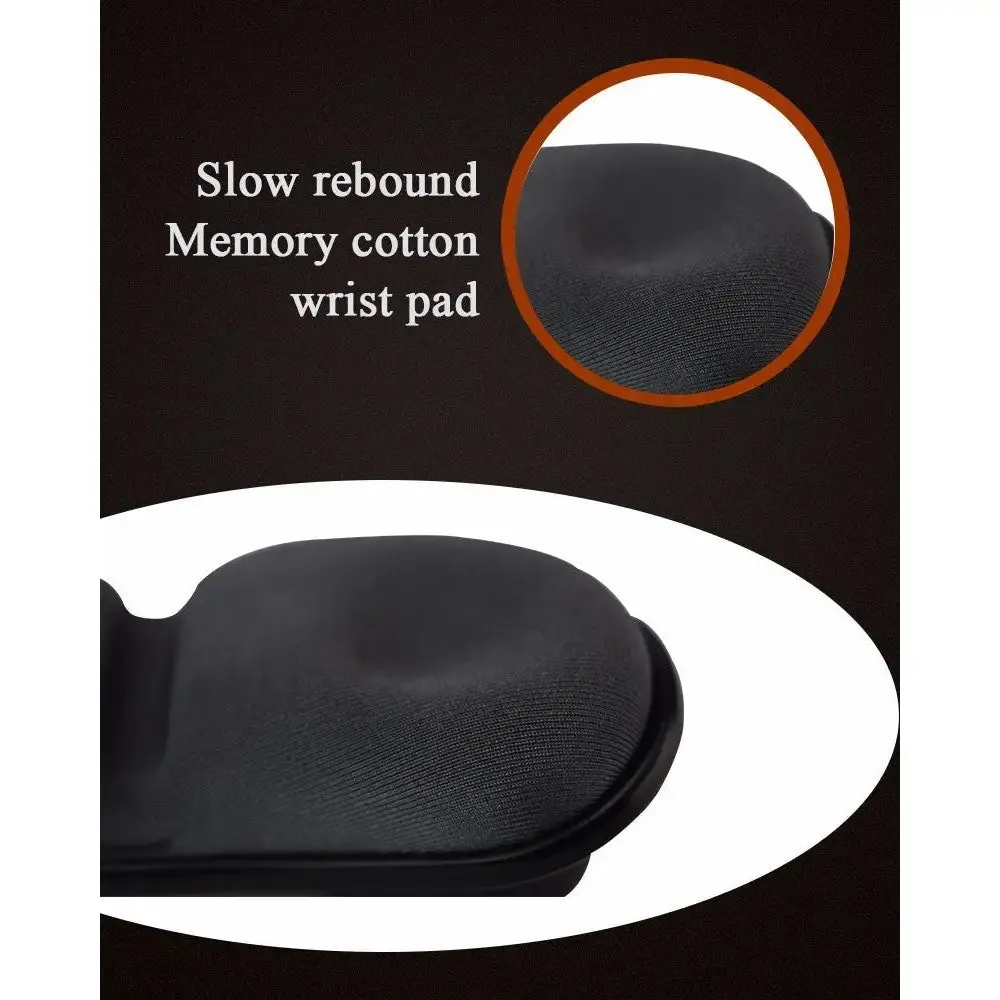 Anti-skid Memory Foam Ergonomic Mousepad Support Wrist Rest Mat for Computer Laptop