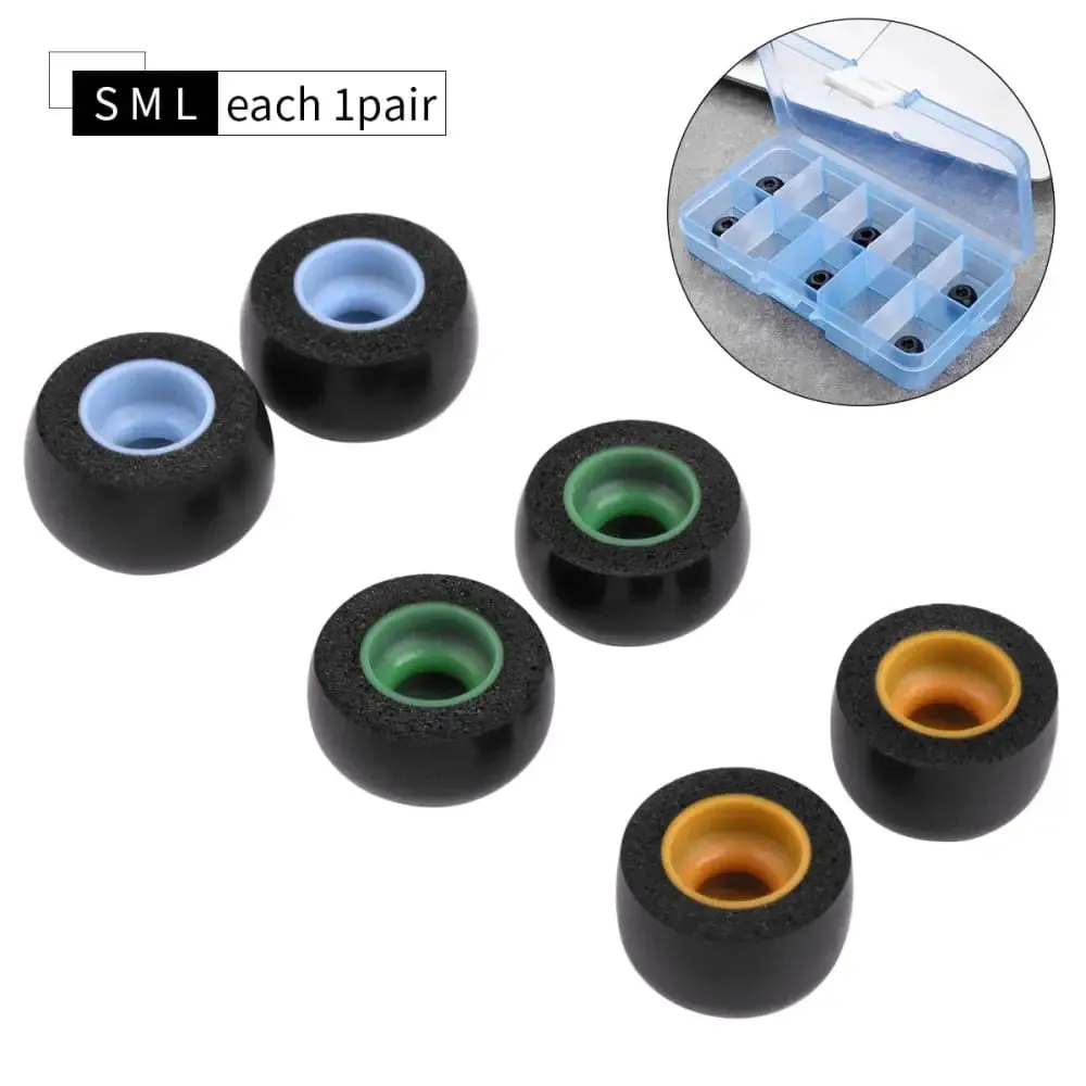 Anti-slip Noise Reducing Memory Foam Ear Tips for Anker Soundcire Liberty Air 2 Pro Tws, Sony Wf-1000xm4 Earphones