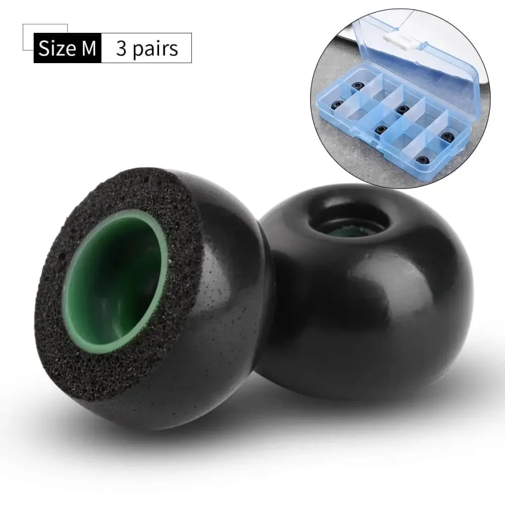 Anti-slip Noise Reducing Memory Foam Ear Tips for Anker Soundcire Liberty Air 2 Pro Tws, Sony Wf-1000xm4 Earphones