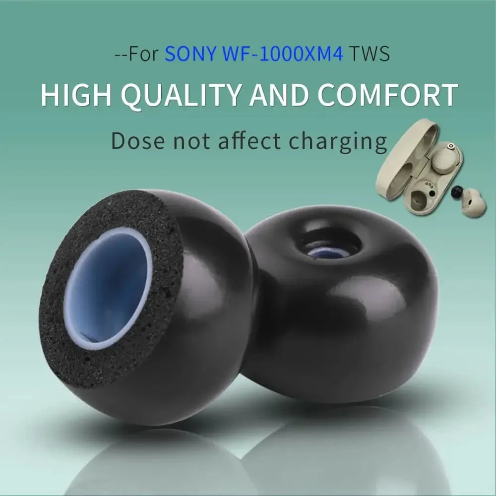 Anti-slip Noise Reducing Memory Foam Ear Tips for Anker Soundcire Liberty Air 2 Pro Tws, Sony Wf-1000xm4 Earphones
