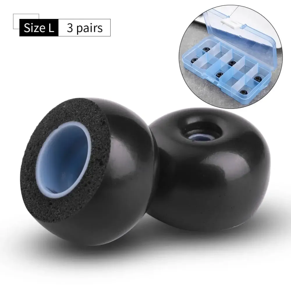 Anti-slip Noise Reducing Memory Foam Ear Tips for Anker Soundcire Liberty Air 2 Pro Tws, Sony Wf-1000xm4 Earphones