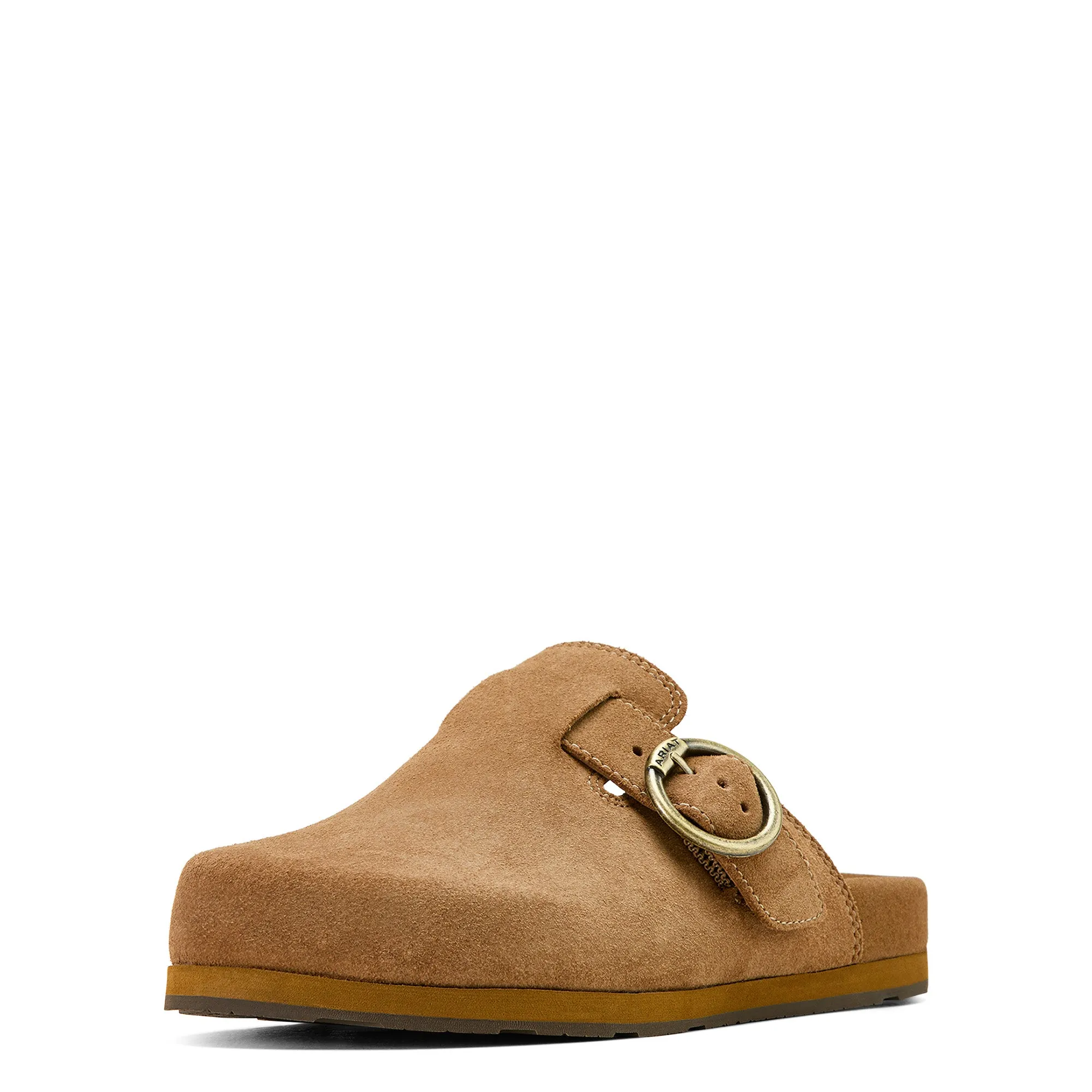 ARIAT CARAMEL SUEDE COUNTRY MULE
