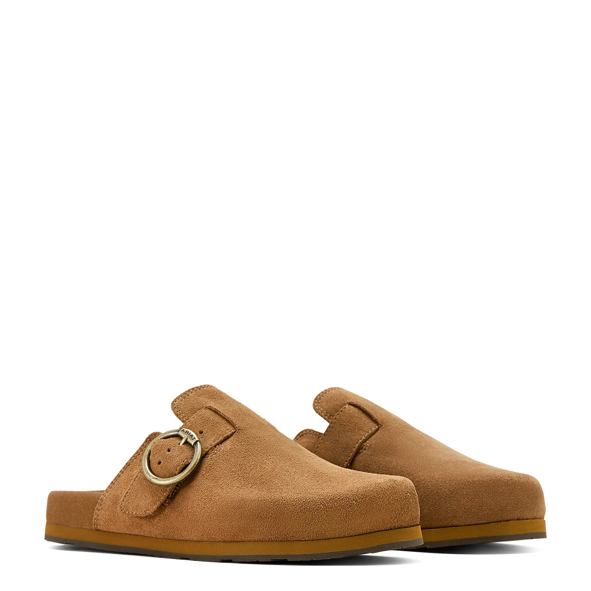 ARIAT CARAMEL SUEDE COUNTRY MULE