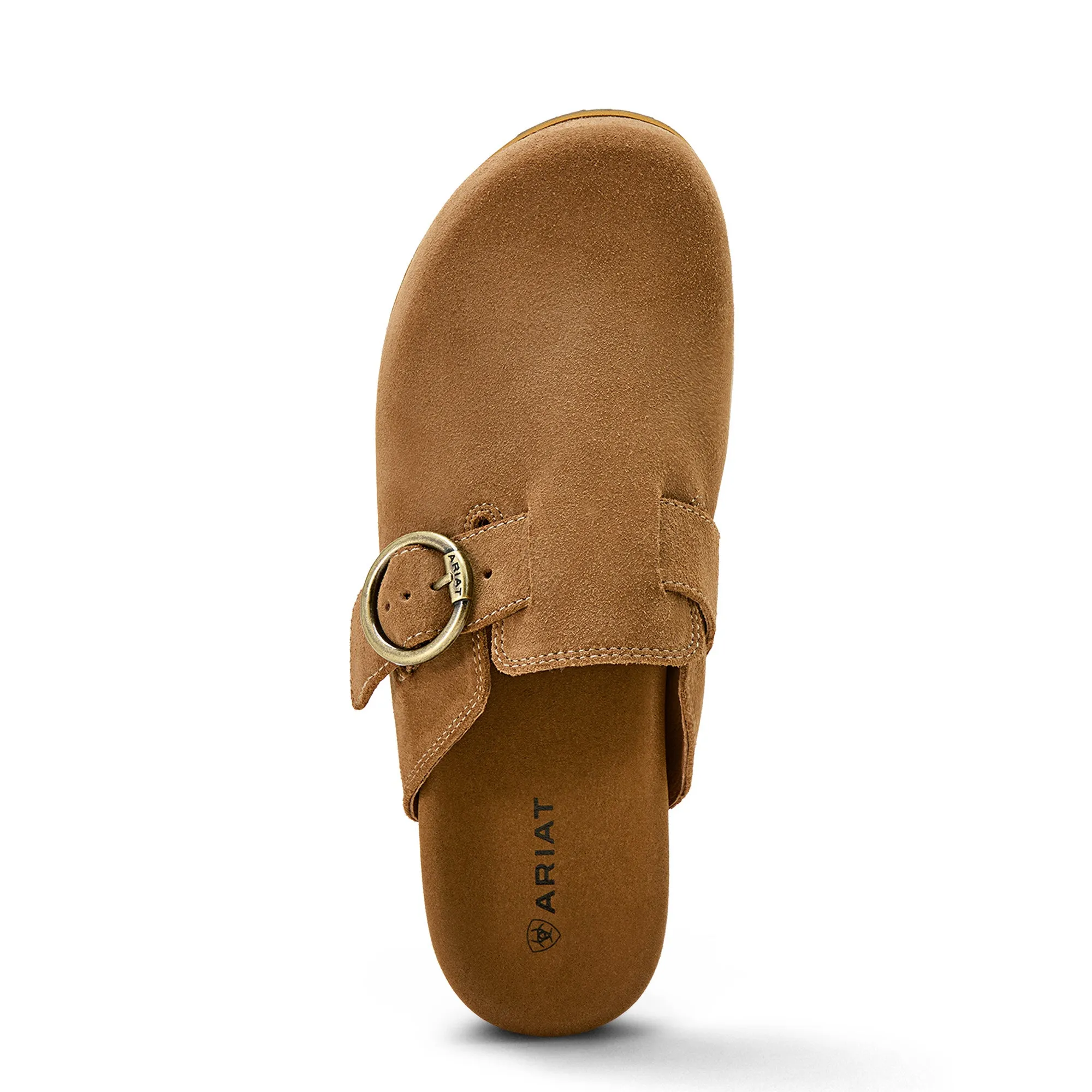 ARIAT CARAMEL SUEDE COUNTRY MULE