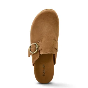 ARIAT CARAMEL SUEDE COUNTRY MULE
