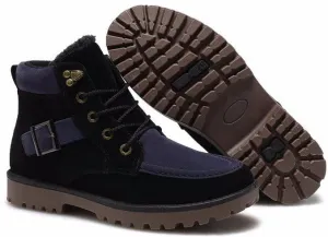 Autumn And Winter Warm Lace Up Men's Boots