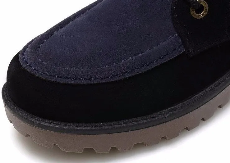 Autumn And Winter Warm Lace Up Men's Boots