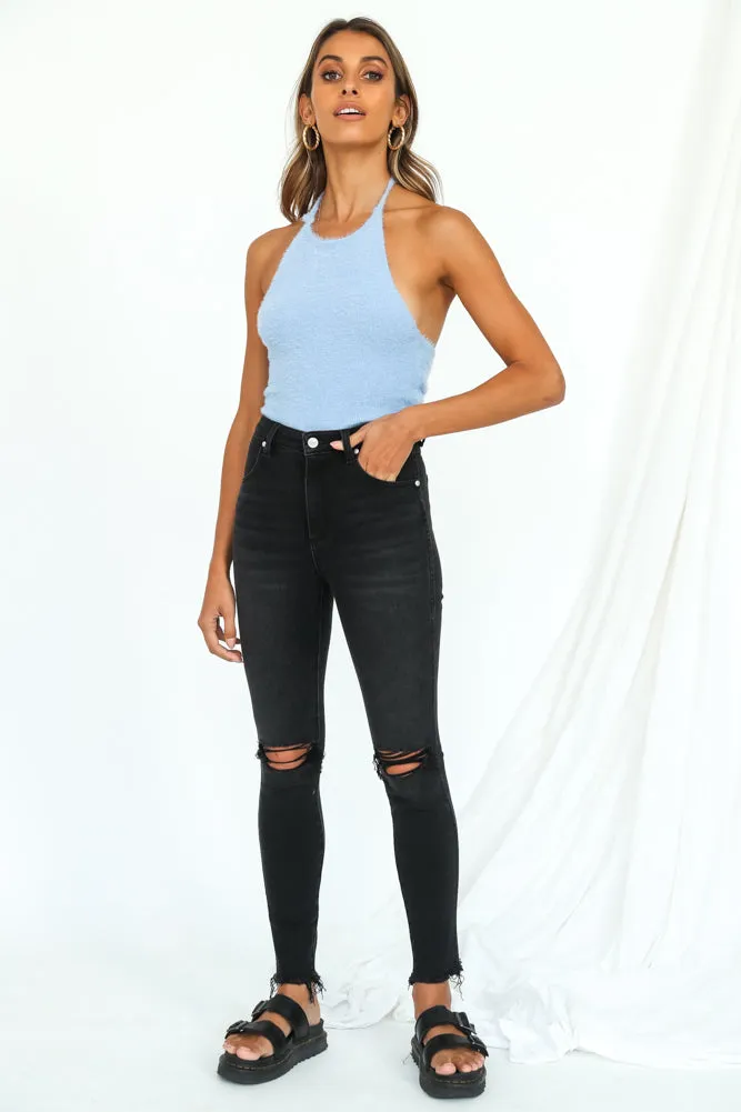 Barbara Crop Top Blue