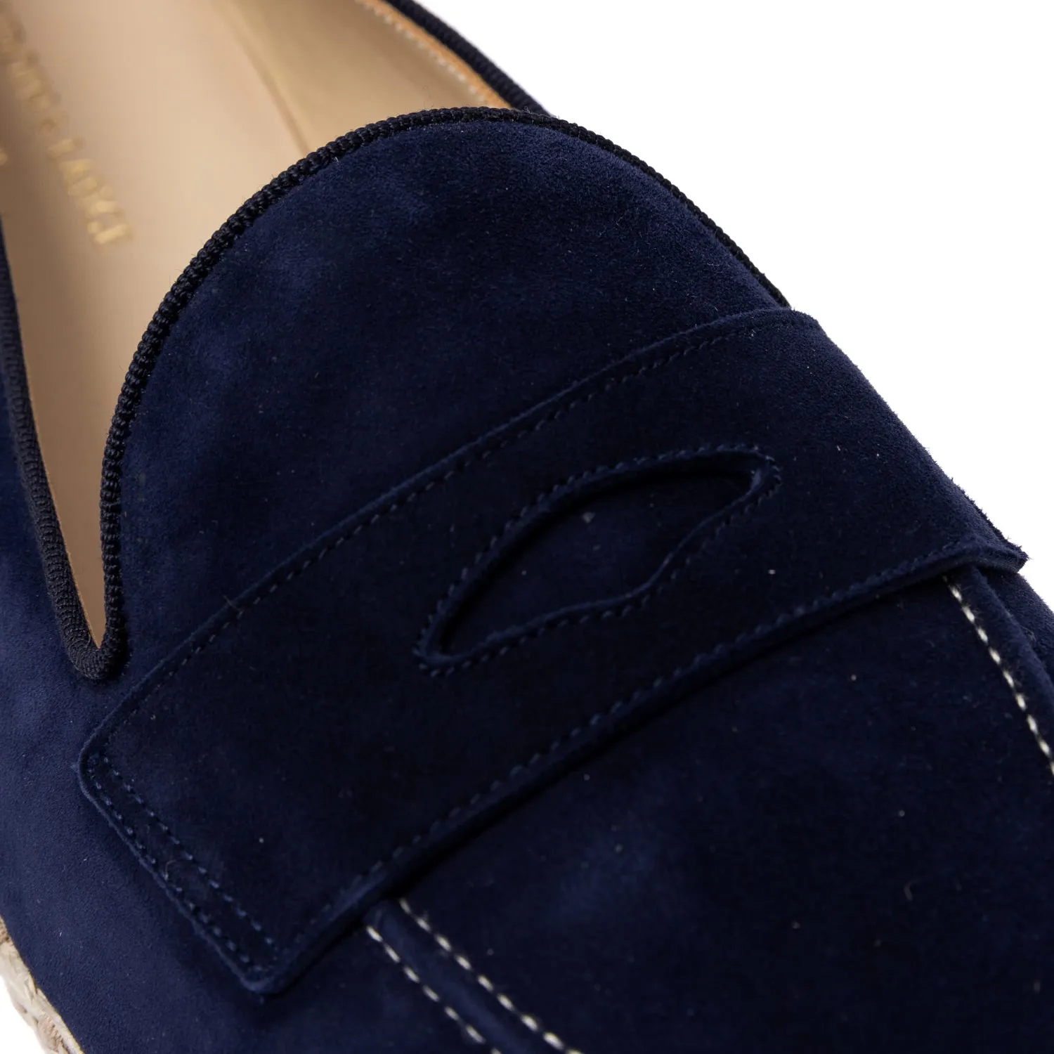 Baudoin & Lange x MJ: Banus Loafer "Espadrille Luxe" made of Calf Suede - handmade