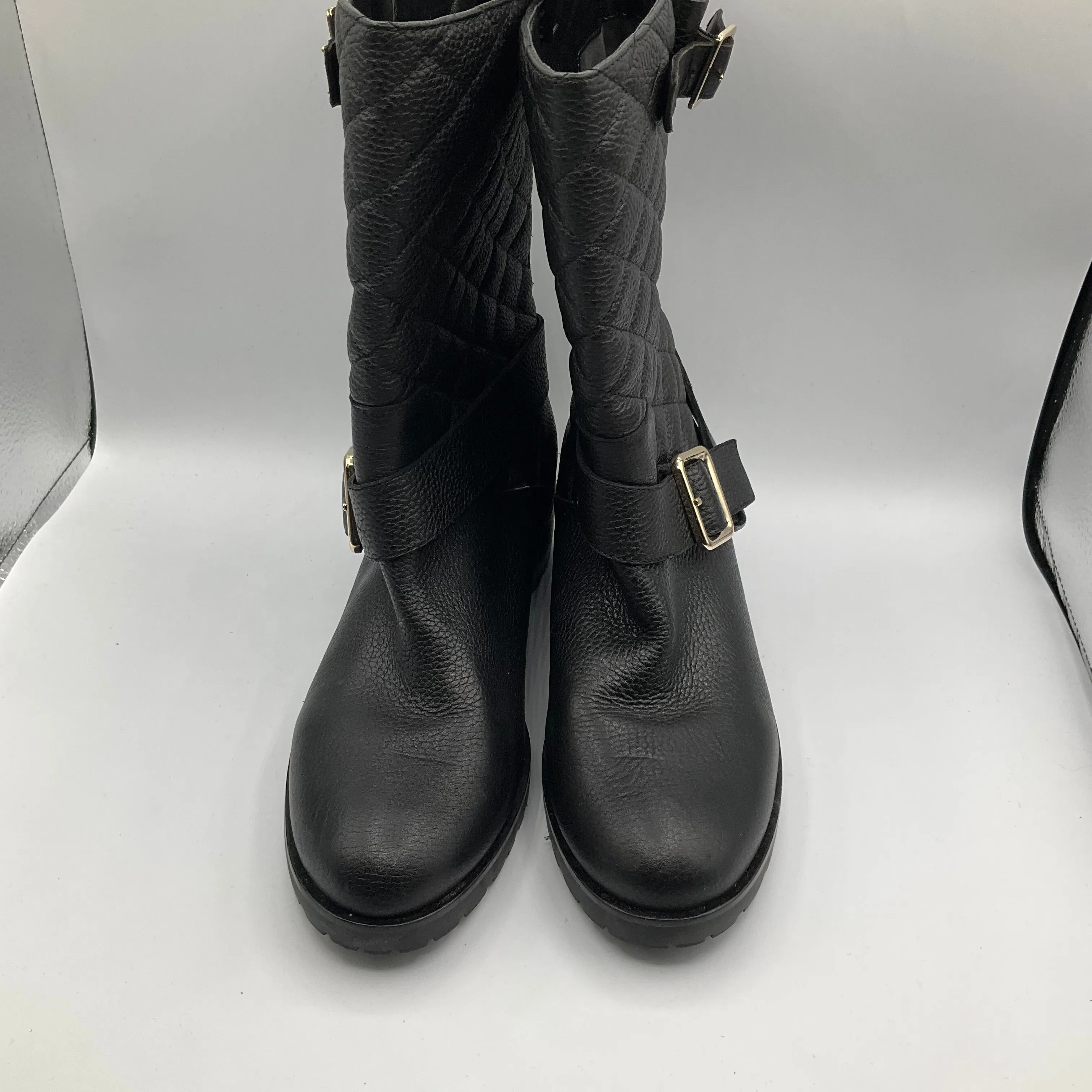 Boots Mid-calf Flats By White House Black Market In Black, Size: 8.5