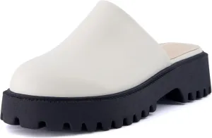 CUSHIONAIRE Women's Bolt Slip on Lug Mule Memory Foam, Wide Widths Available CUSHIONAIRE Women's Bolt Slip on Lug Mule Memory Foam, Wide Widths Available