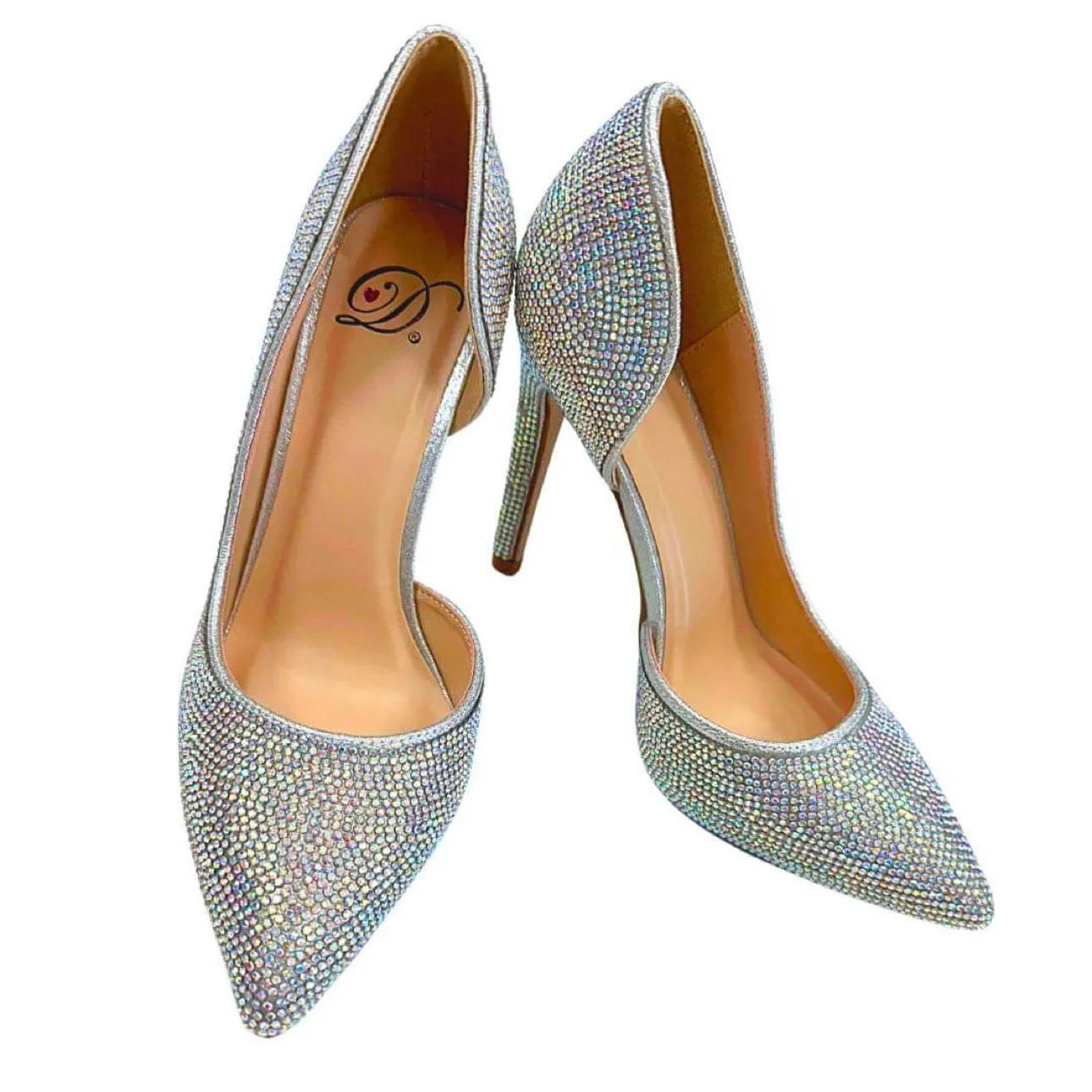 Gianna Silver Heel