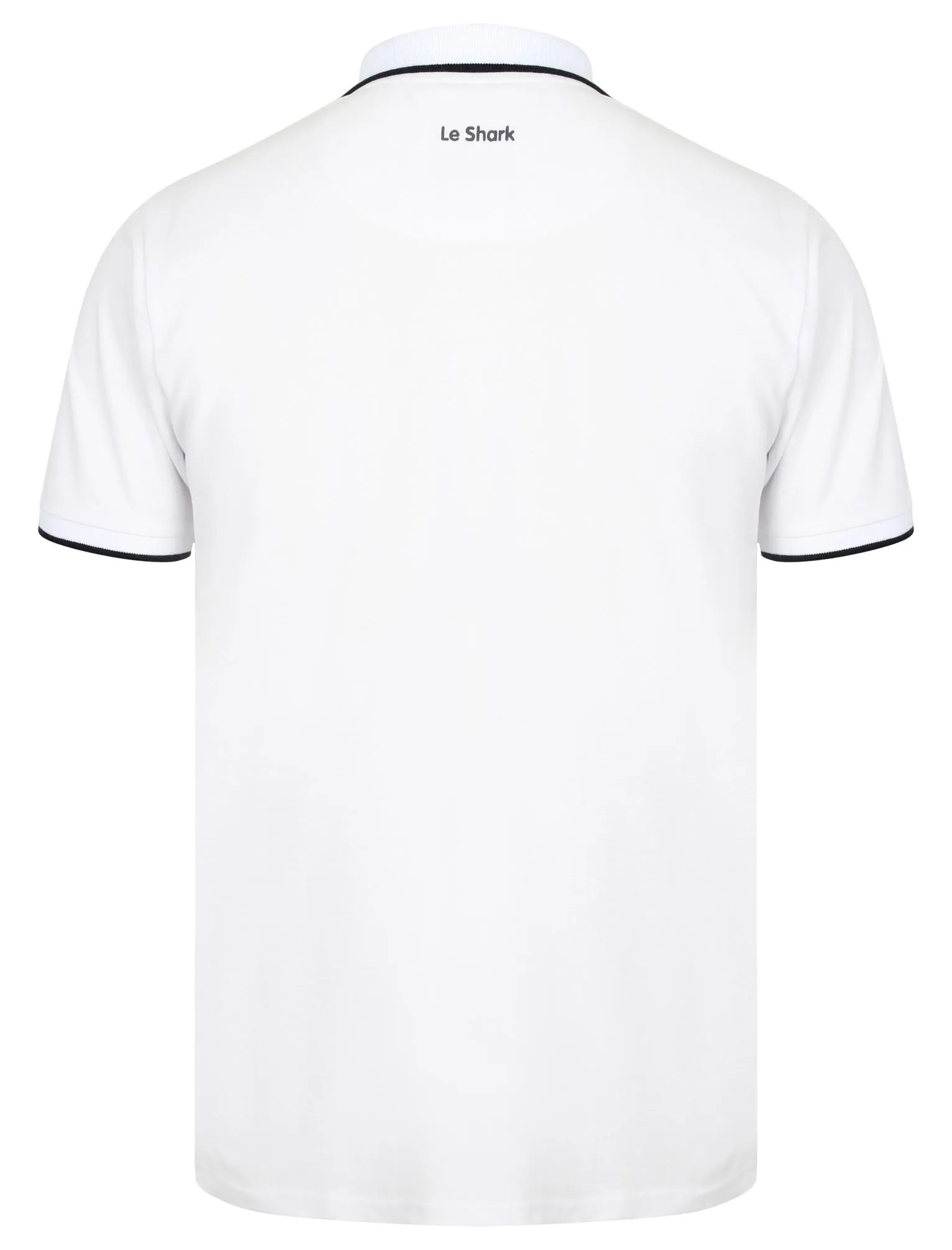 Hobday Polo Shirt in Optic White - Le Shark