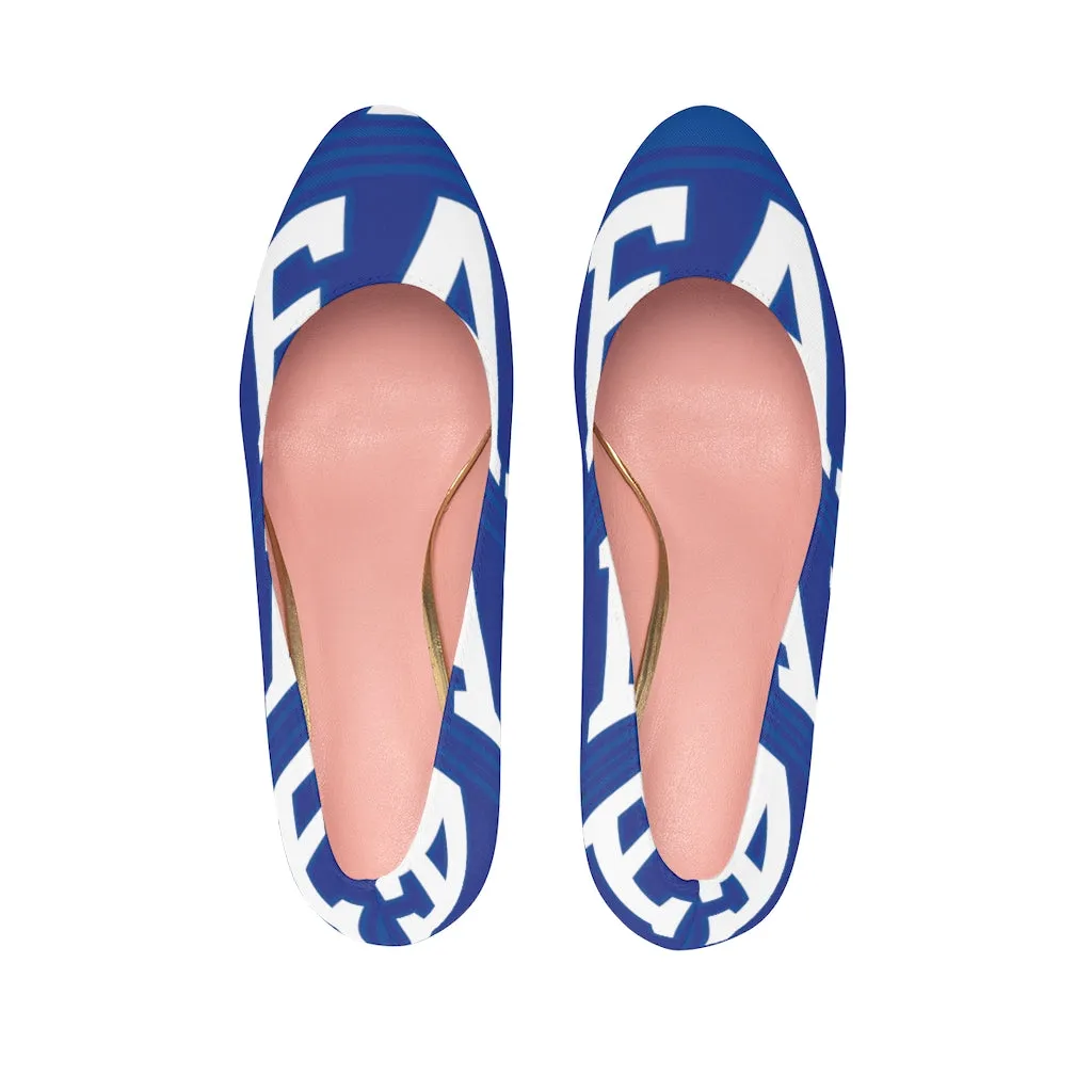 Im Fabolous Bad Blue Platform Heels