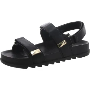 INC Womens Caldeon3 Faux Leather Embellished Slingback Sandals