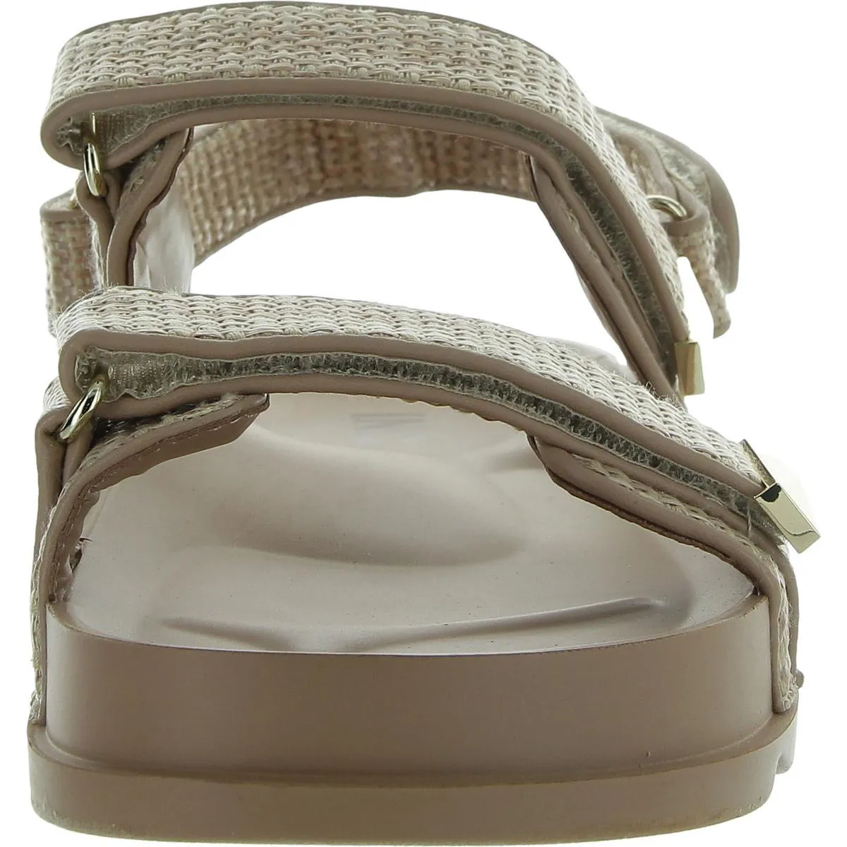 INC Womens Caldeon3 Faux Leather Embellished Slingback Sandals