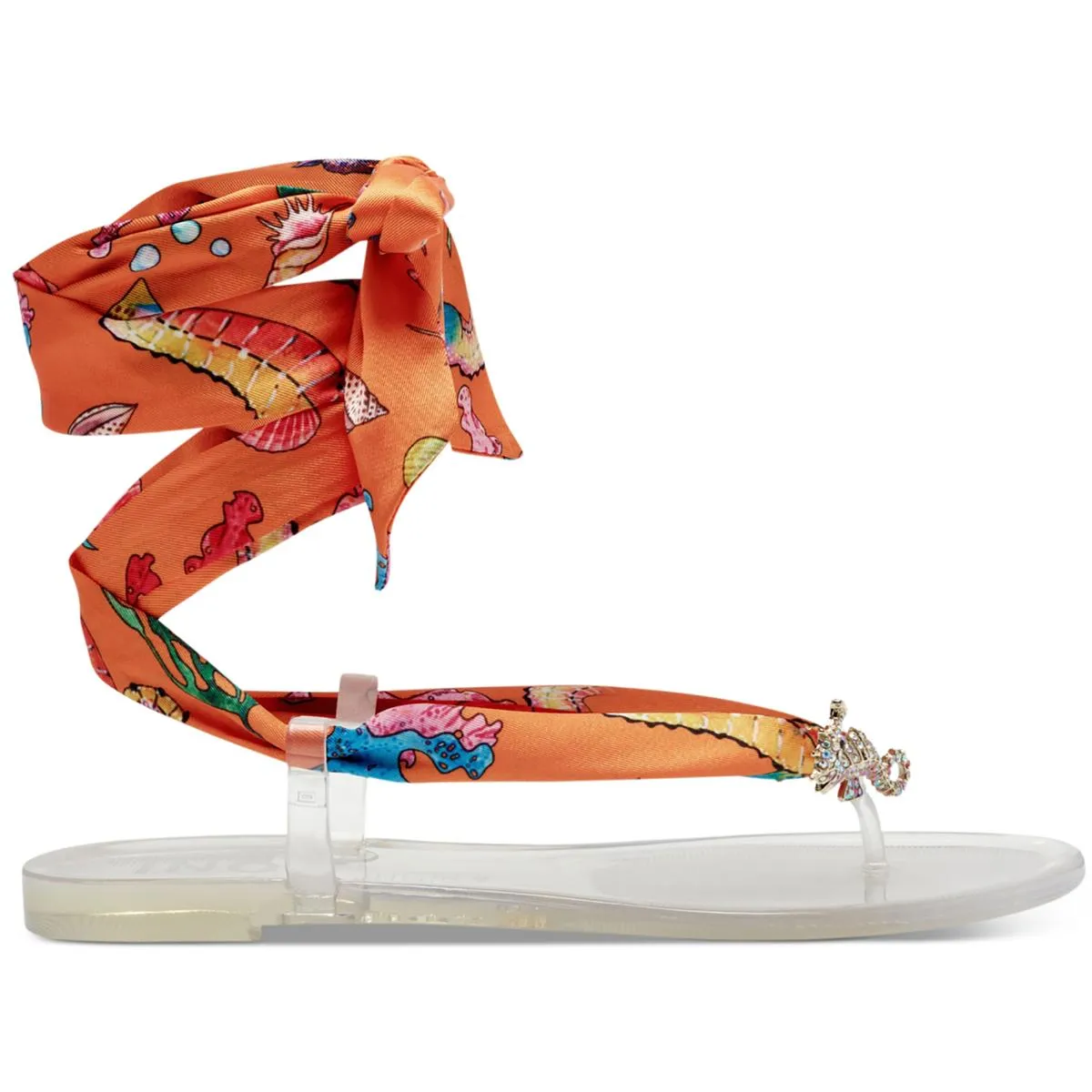 INC Womens Malana Embellished Jelly Sandals