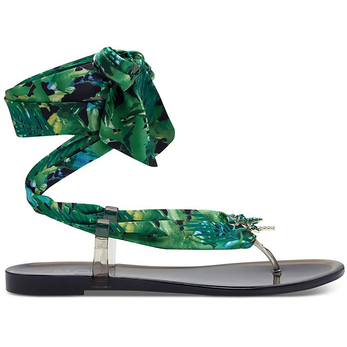 INC Womens Malana Embellished Jelly Sandals