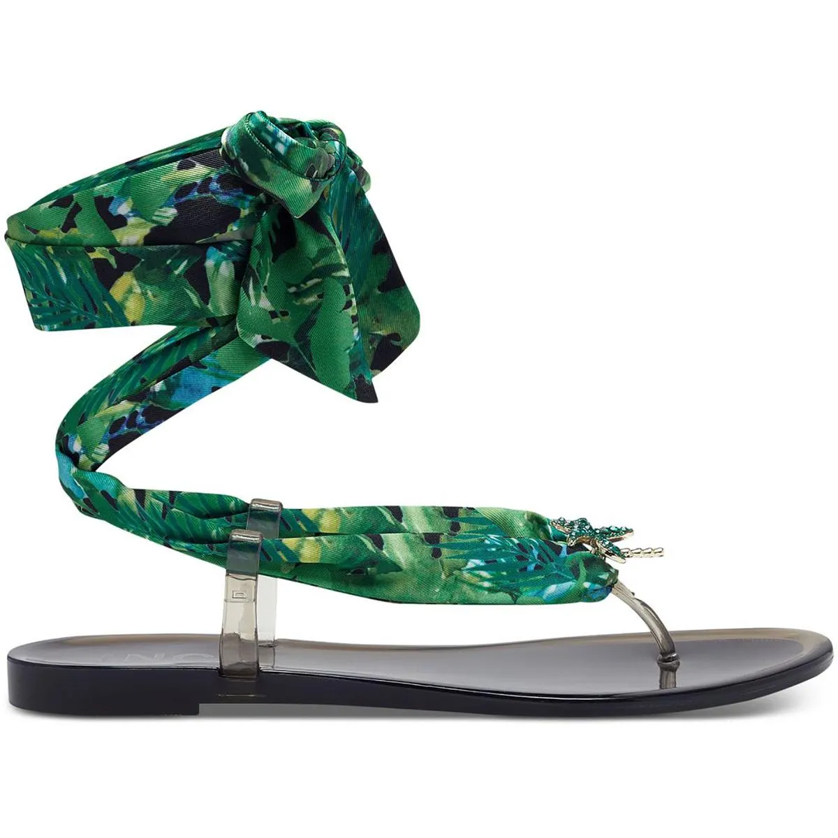INC Womens Malana Embellished Jelly Sandals