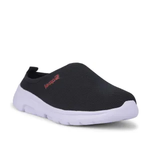 Leap7x Black Casual Mules For Women EZZIER-L2E By Liberty
