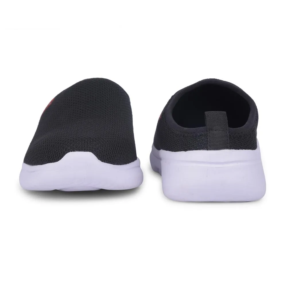 Leap7x Black Casual Mules For Women EZZIER-L2E By Liberty