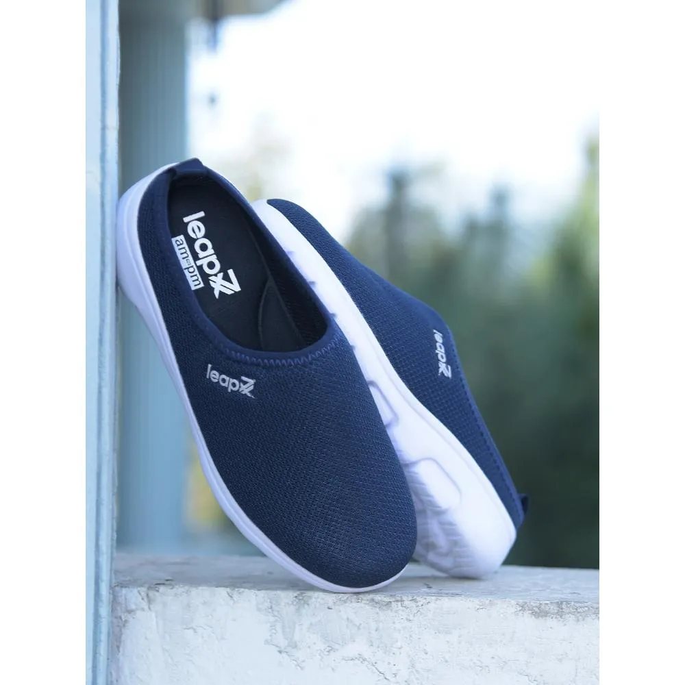 Leap7x Blue Casual Mules For Women EZZIER-L2E By Liberty