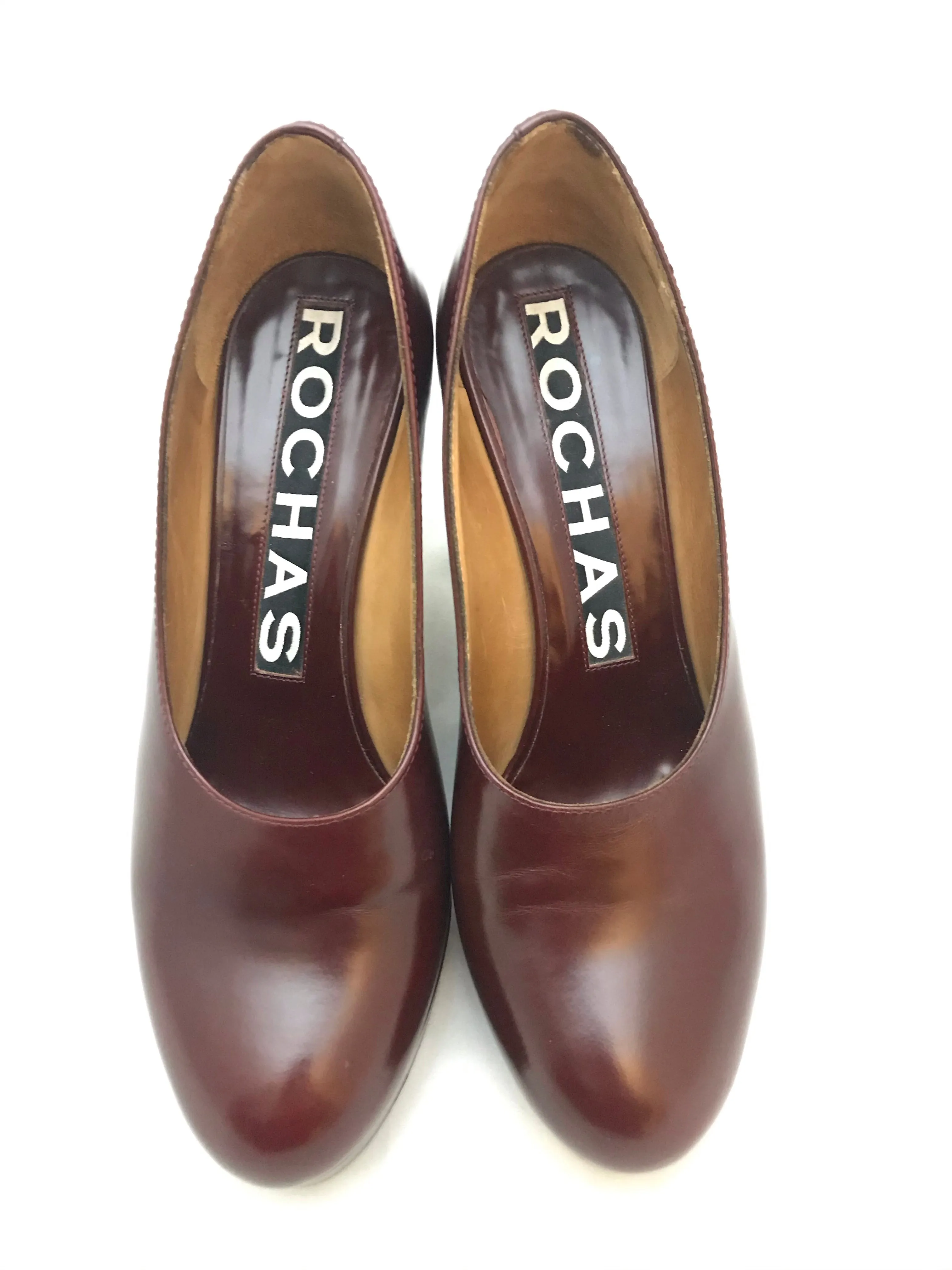 Leather Platform Heels
