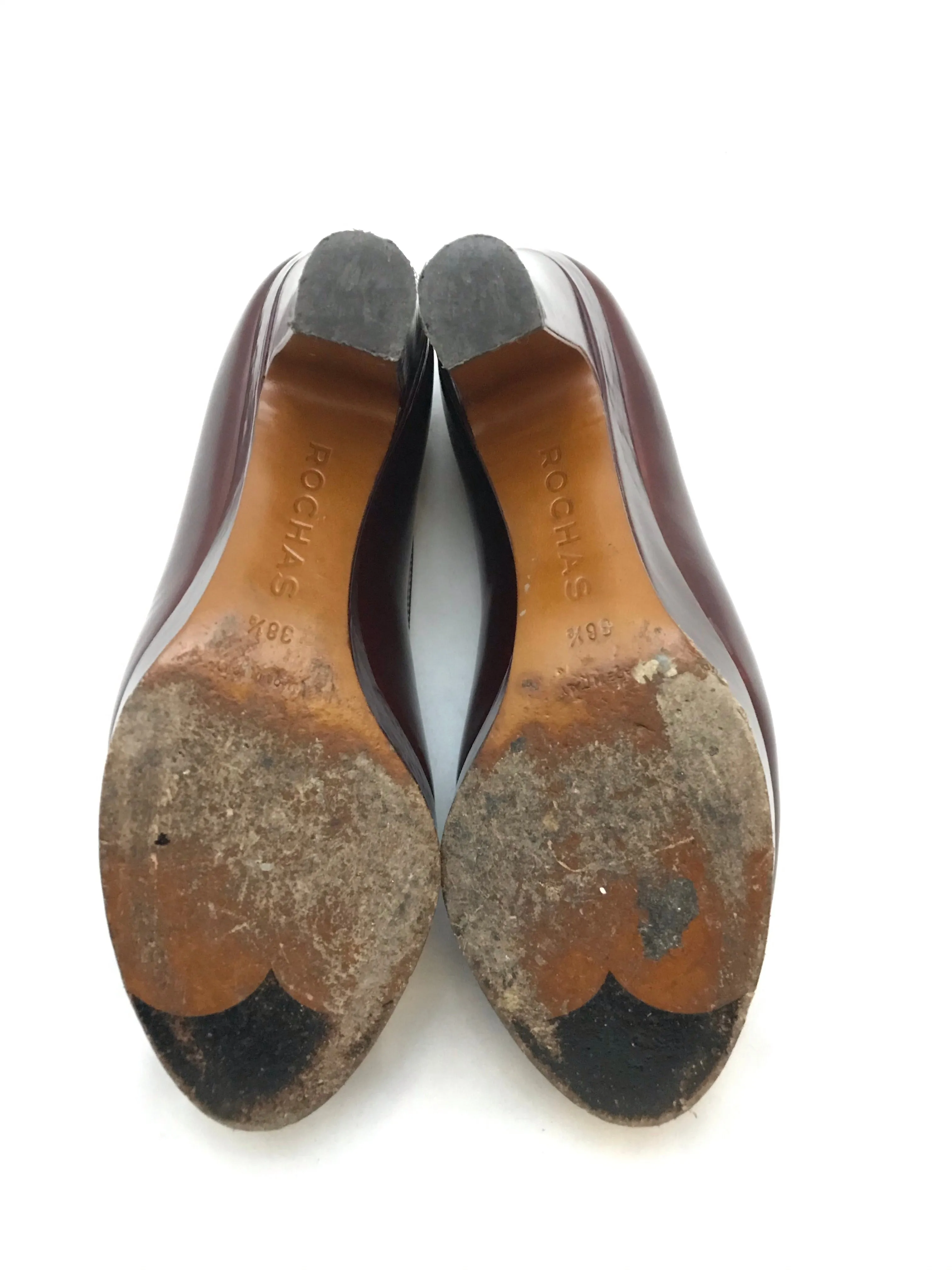 Leather Platform Heels