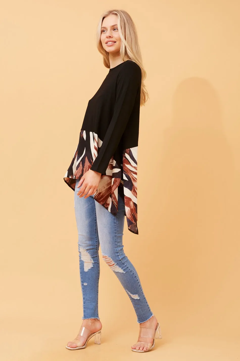 MALAWI ASYMMETRIC HEM TOP