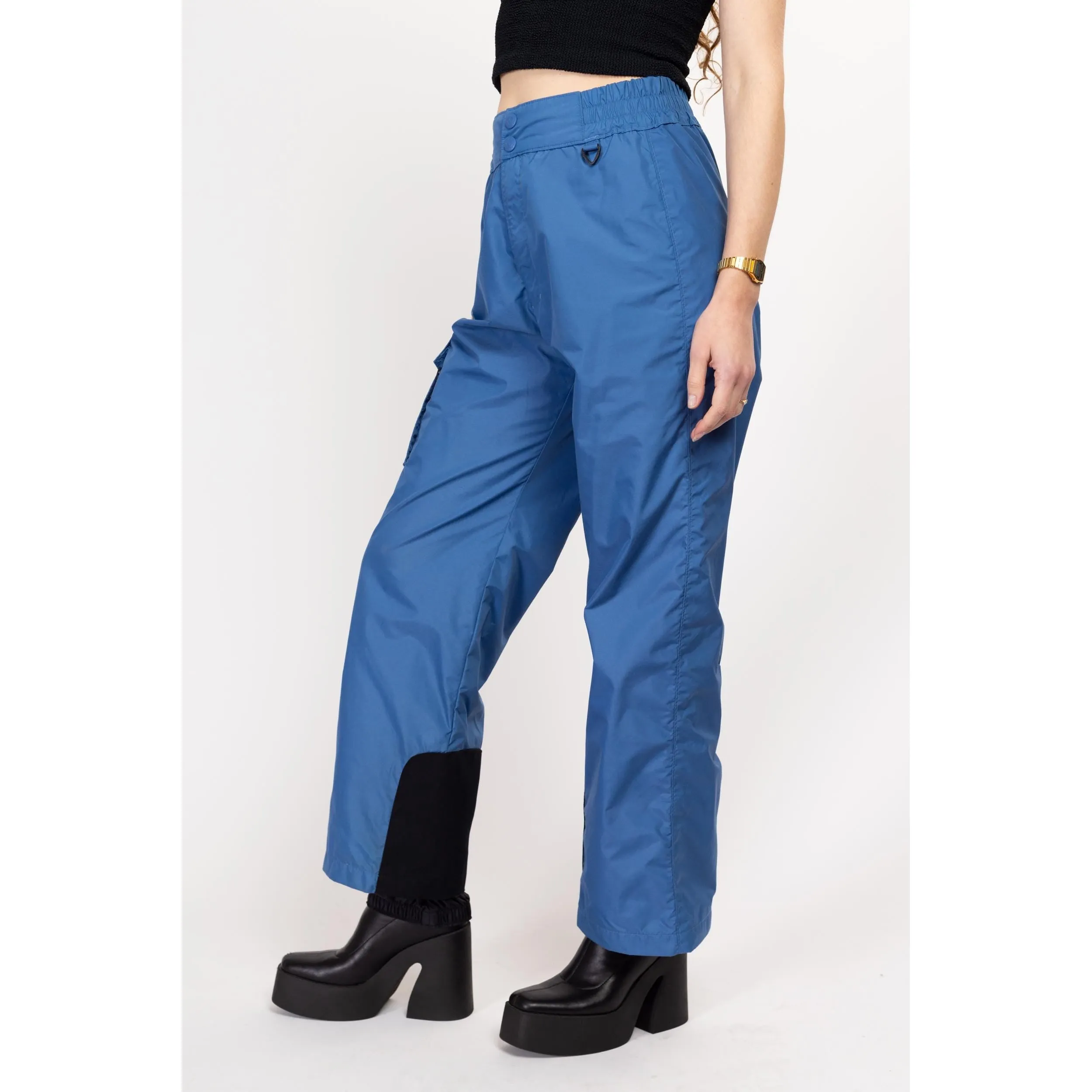 Medium Y2K Columbia Blue Windbreaker Snow Pants
