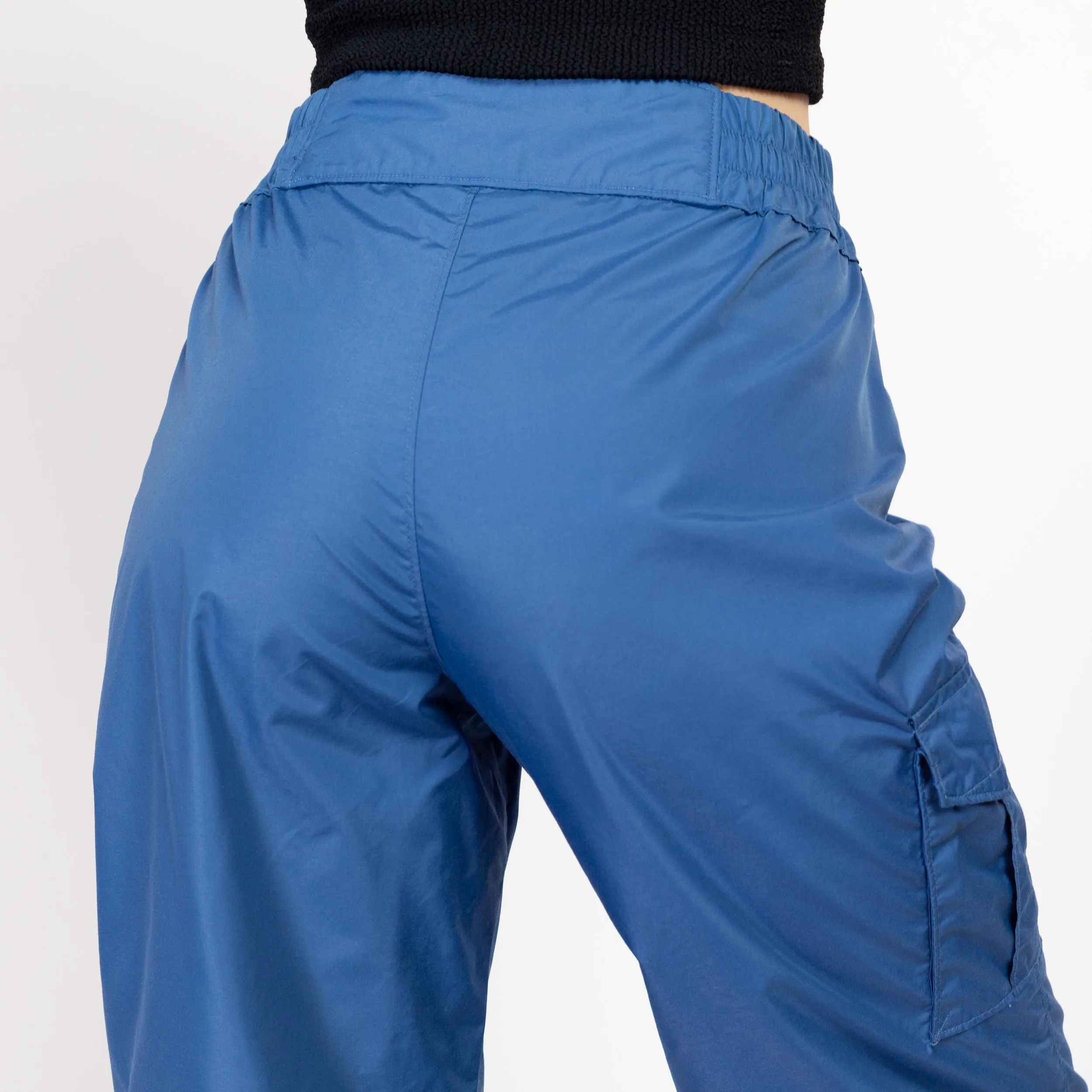 Medium Y2K Columbia Blue Windbreaker Snow Pants