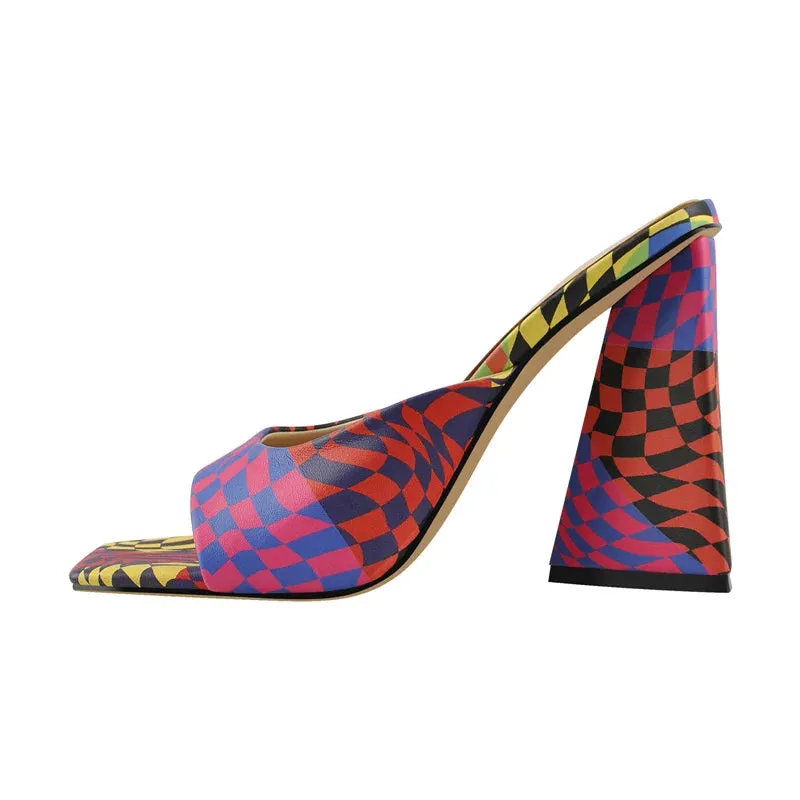 Mixed Colors Novelty Sandals