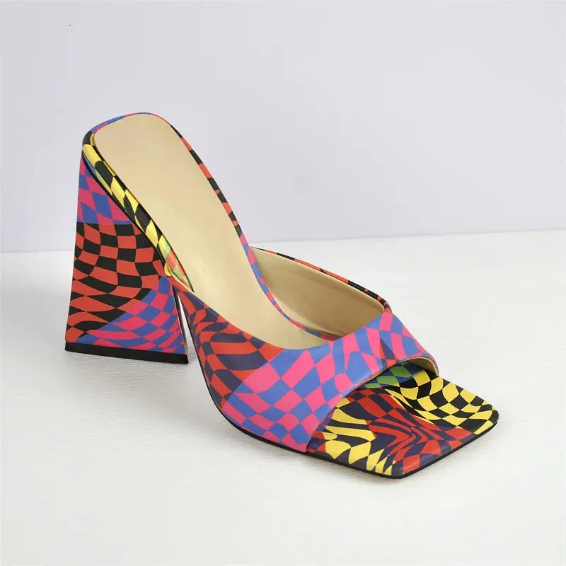 Mixed Colors Novelty Sandals
