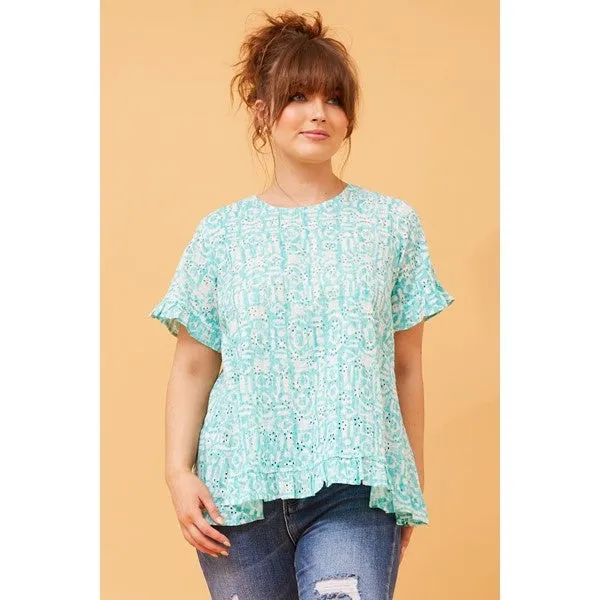 NEETA BRODERIE ANGLAISE TOP