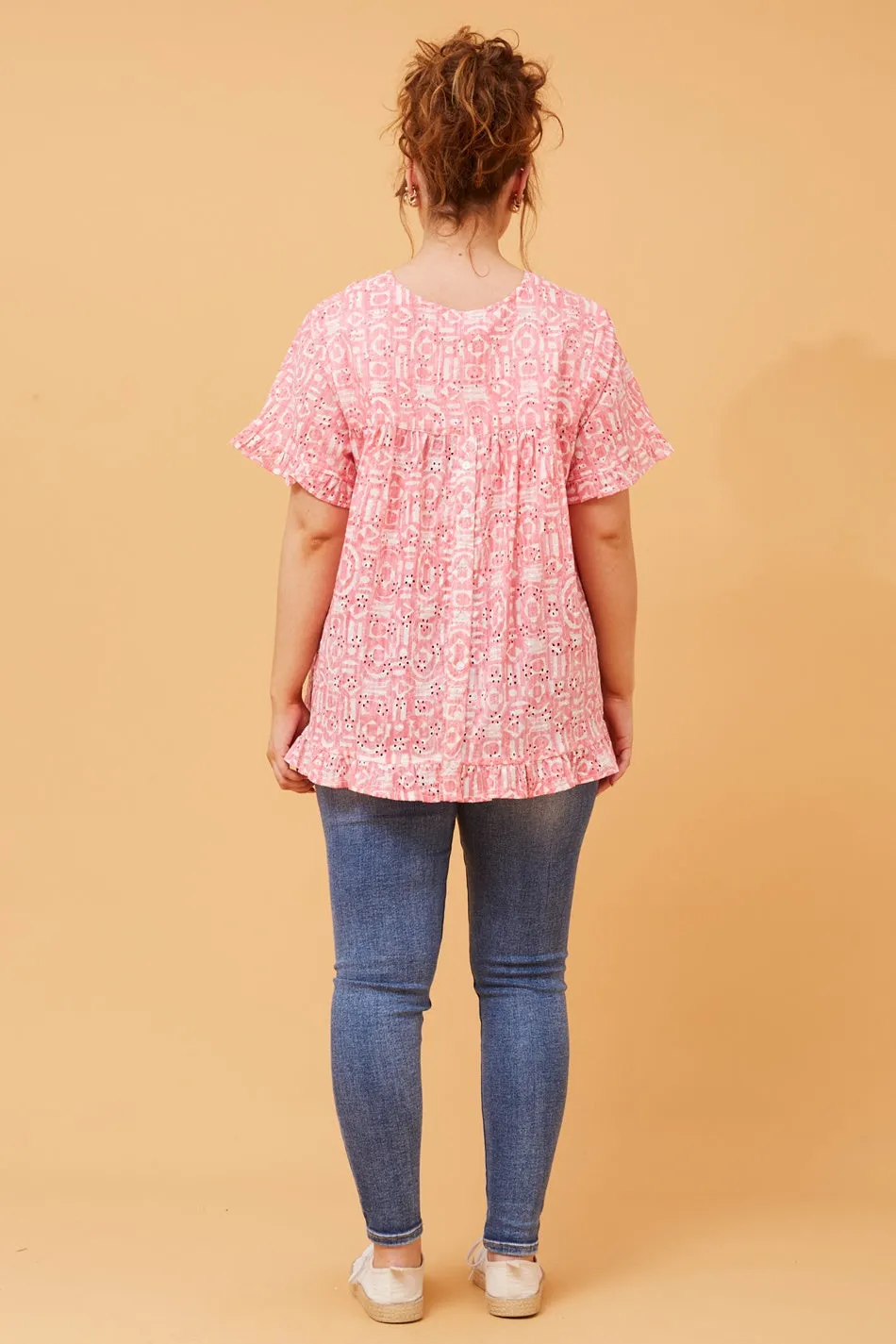 NEETA BRODERIE ANGLAISE TOP
