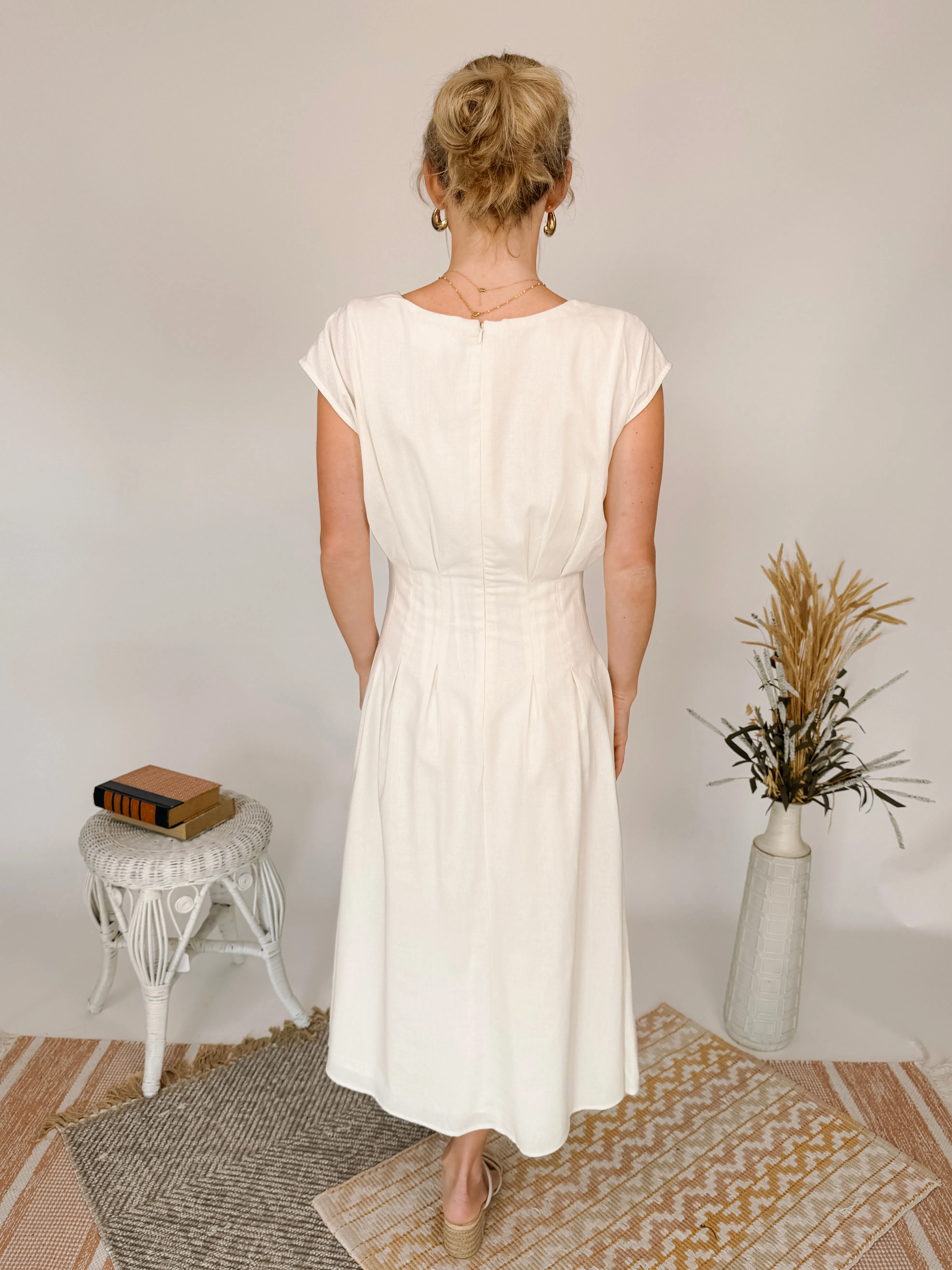 Nicola Fit & Flare Midi Dress