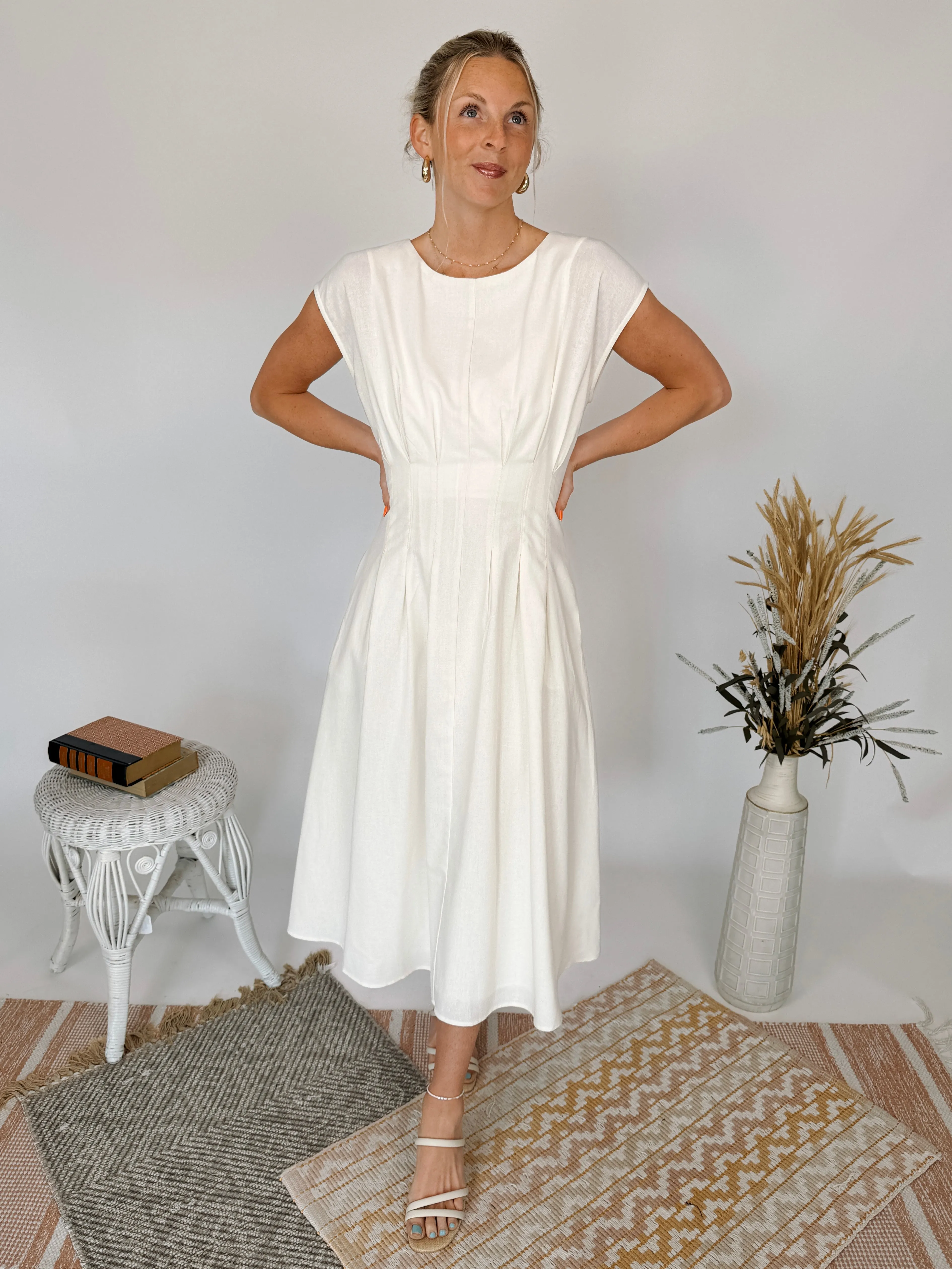 Nicola Fit & Flare Midi Dress